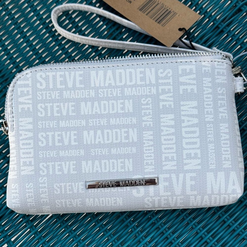 Steve Madden White Crossbody Bag